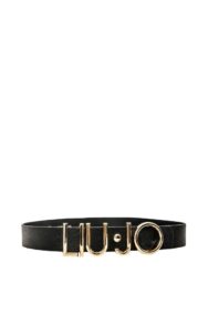 Pasek Literki Liu Jo Logo Nero