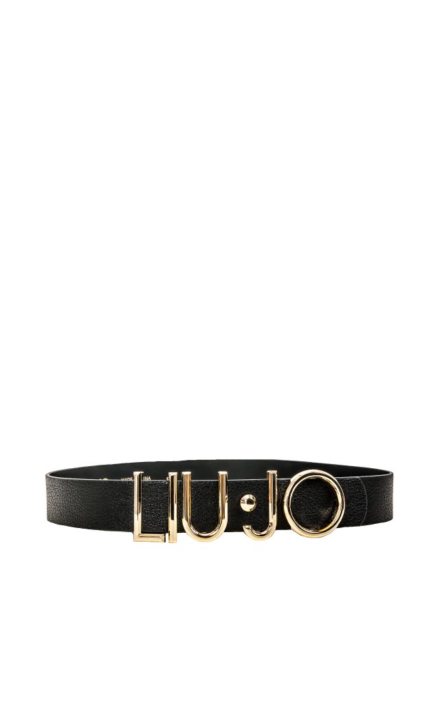 Pasek Literki Liu Jo Logo Nero