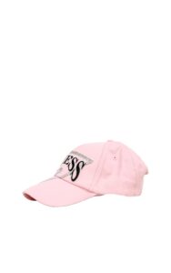 Czapka Guess Logo Pink