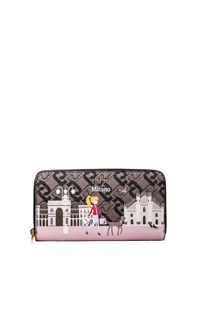Portfel Liu Jo Milano Logo Brown