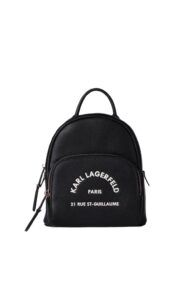 Plecak Mini Karl Lagerfeld Logo Black