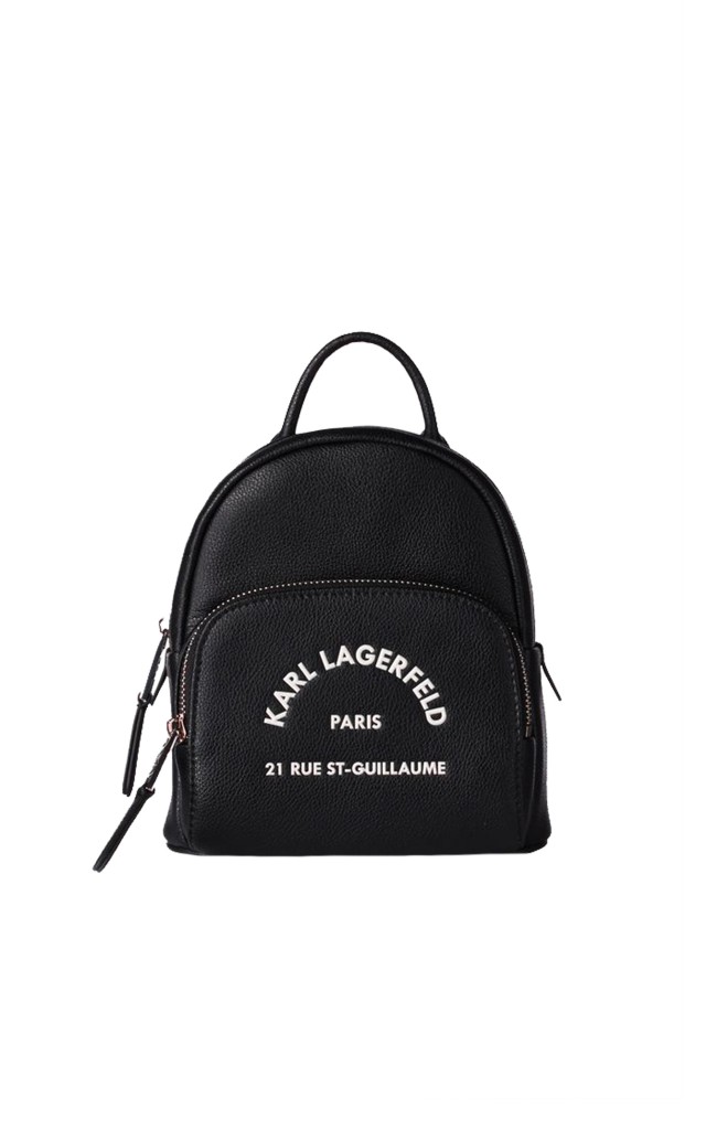 Plecak Mini Karl Lagerfeld Logo Black