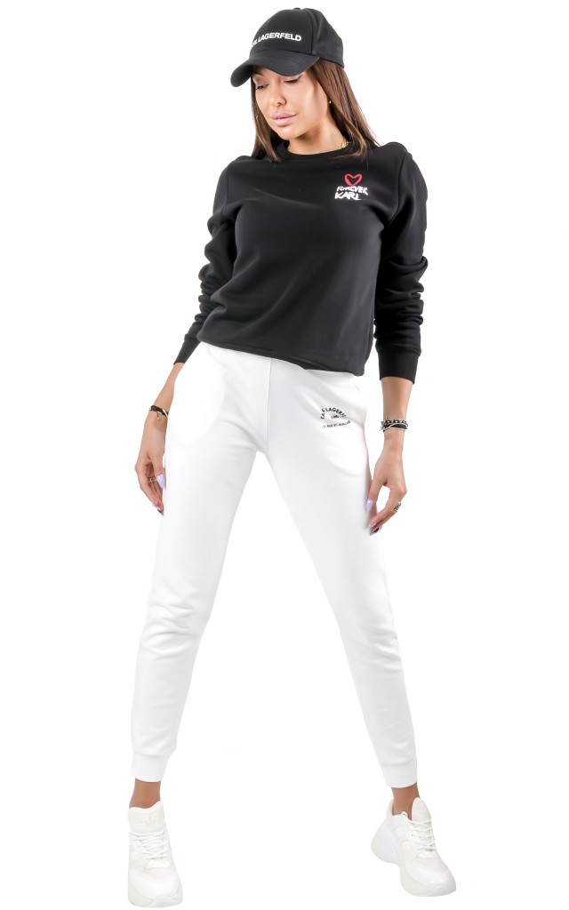Bluza Dresowa Karl Lagerfeld Logo Black