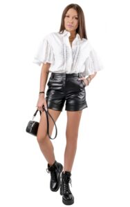 Koszula Ażurowa Karl Lagerfeld Logo White