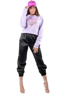 Bluza Dresowa Guess Logo Lila