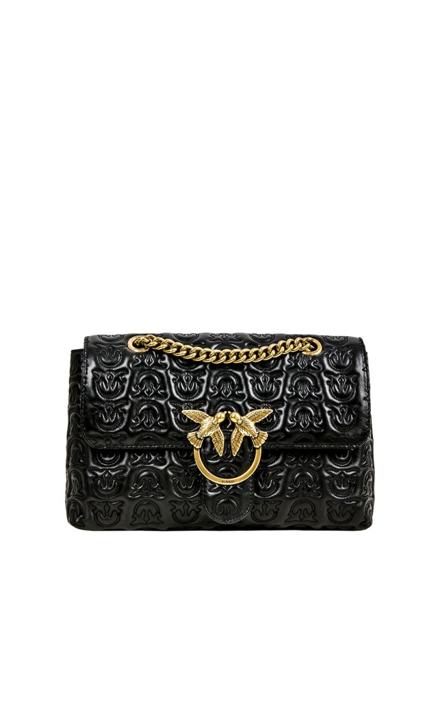 Torebka Pinko Love Classic Puff Monogram Black
