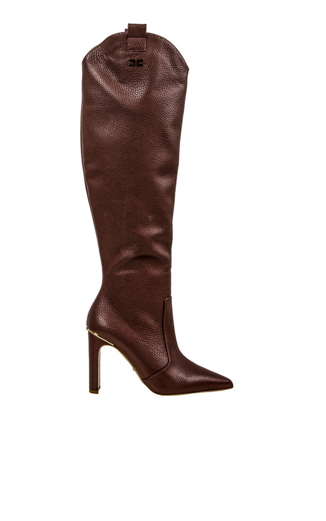 Kozaki Elisabetta Franchi Logo Cioccolato