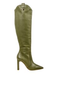 Kozaki Elisabetta Franchi Logo Camouflage