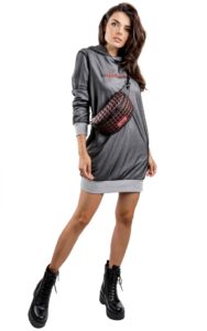 Bluza Maxi Guess Logo Grey