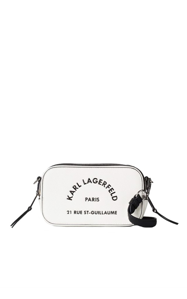 Torebka Crossbody Mini Karl Lagerfeld Logo White