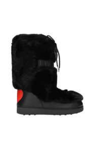 Śniegowce Skiboot Love Moschino Logo Nero