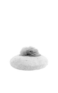 Czapka Z Pomponem Liu Jo Glacial Grey