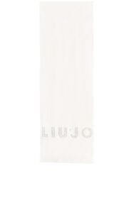 Szal Termodżety Liu Jo Logo Bianco