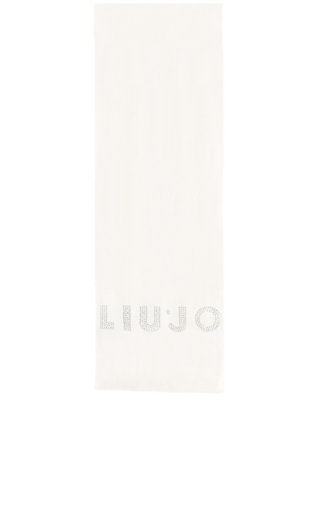 Szal Termodżety Liu Jo Logo Bianco