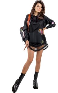 Bluza Oversize Guess Logo Black