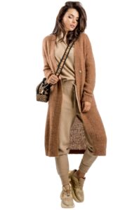 Kardigan Maxi Liu Jo Tabbaco Brown