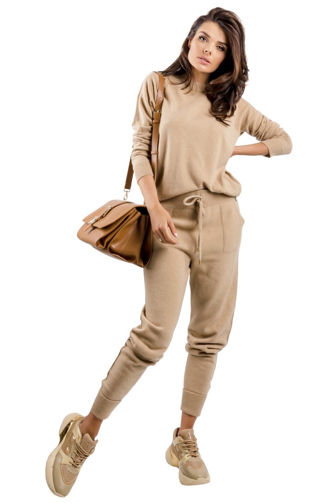 Sweter Prosty Twin Set Logo Pastel