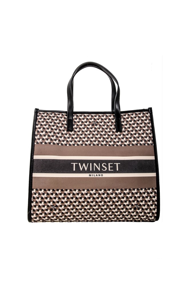 Torebka Medium Shopper Twin Set Logo Butterfly