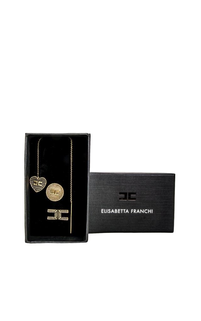 Kolczyki Zestaw Logo Elisabetta Franchi Vecchio