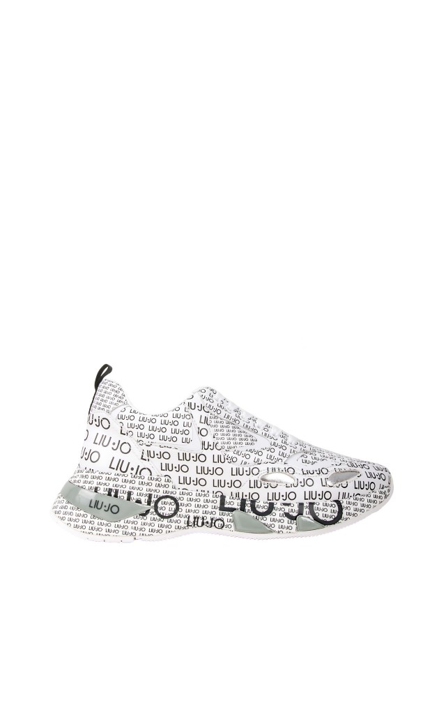 Sneakersy Printed Liu Jo White Black