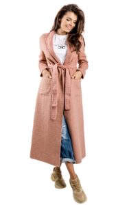 Płaszcz Maxi Twin Set Logo Cappotto