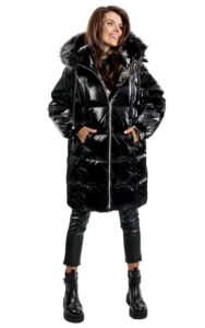 Kurtka Puchowa Pinko Logo Black