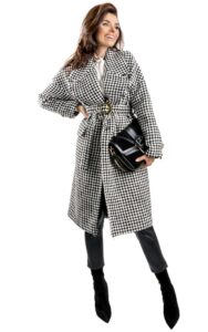 Płaszcz Midi Pinko Black White