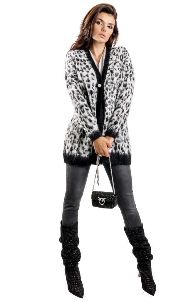 Kardigan Liu Jo Leopard Black