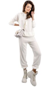 Bluza Z Kapturem Kontatto Logo Off White