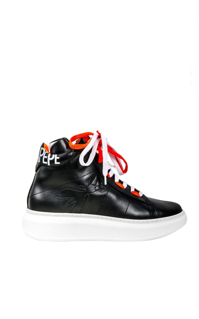 Sneakersy Patrizia Pepe Black Orange