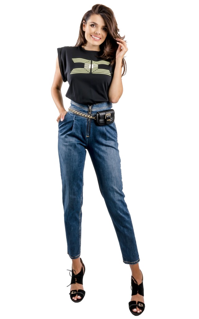 Body Elisabetta Franchi Logo Nero