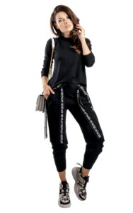 Spodnie Luźne Ice Play Logo Black