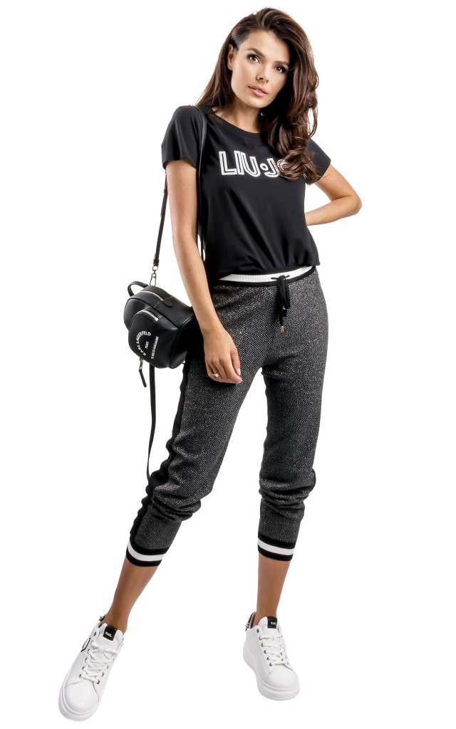 T-shirt Logo Liu Jo Nero