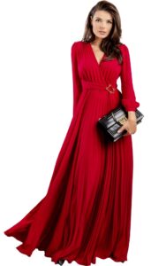 Sukienka Elegancka Maxi Marciano Guess Logo Red
