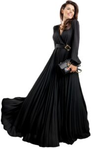 Sukienka Elegancka Maxi Marciano Guess Logo Black