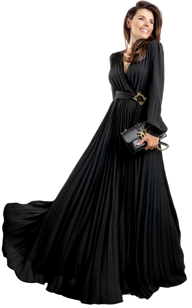 Sukienka Elegancka Maxi Marciano Guess Logo Black