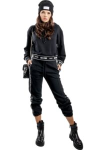 Spodnie Dresowe MSGM Logo Black