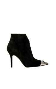 Botki Na Szpilce Karl Lagerfeld Black Silver