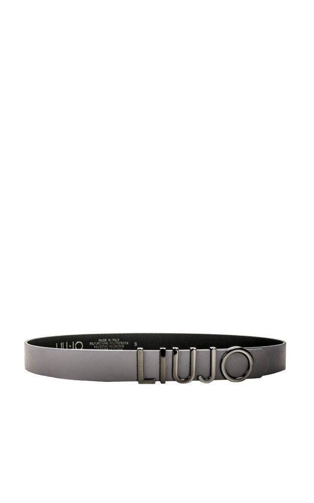 Pasek Liu Jo Logo Logo Grigio