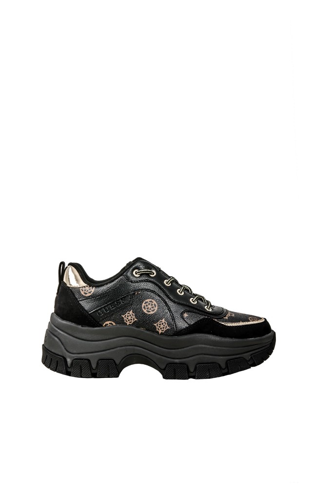 Sneakersy Guess Monogram Logo Black