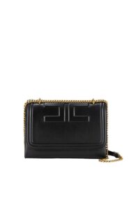 Torebka Elisabetta Franchi Logo Nero