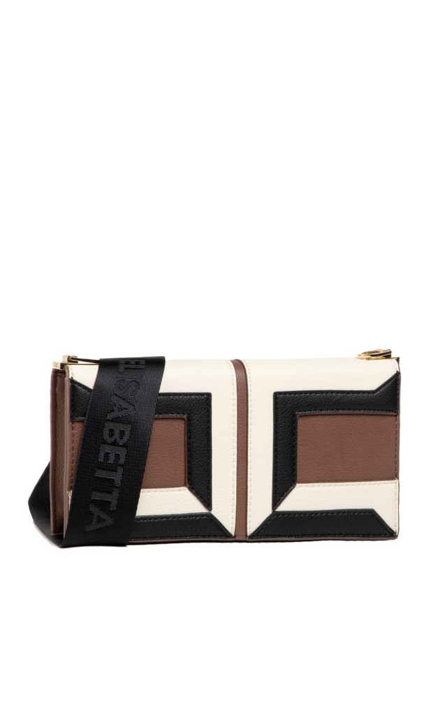 Torebka Elisabetta Franchi Logo Cioccolato