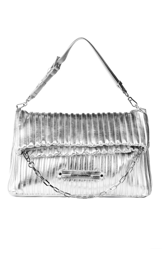 Torebka Karl Lagerfeld Logo Silver