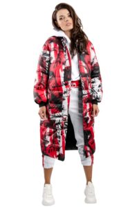 Płaszcz Guess Dwustronny Black Red