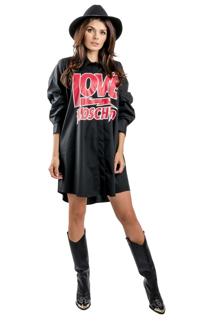 Koszula Love Moschino Długa Black