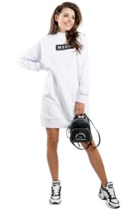 Sukienka MSGM Dresowa Biała