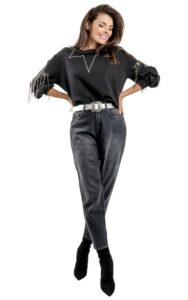 Bluza Pinko Dresowa Czarna