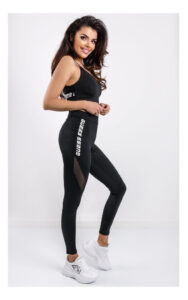 Legginsy Guess Sportowe Czarne