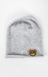 Czapka Moschino Bear Szara