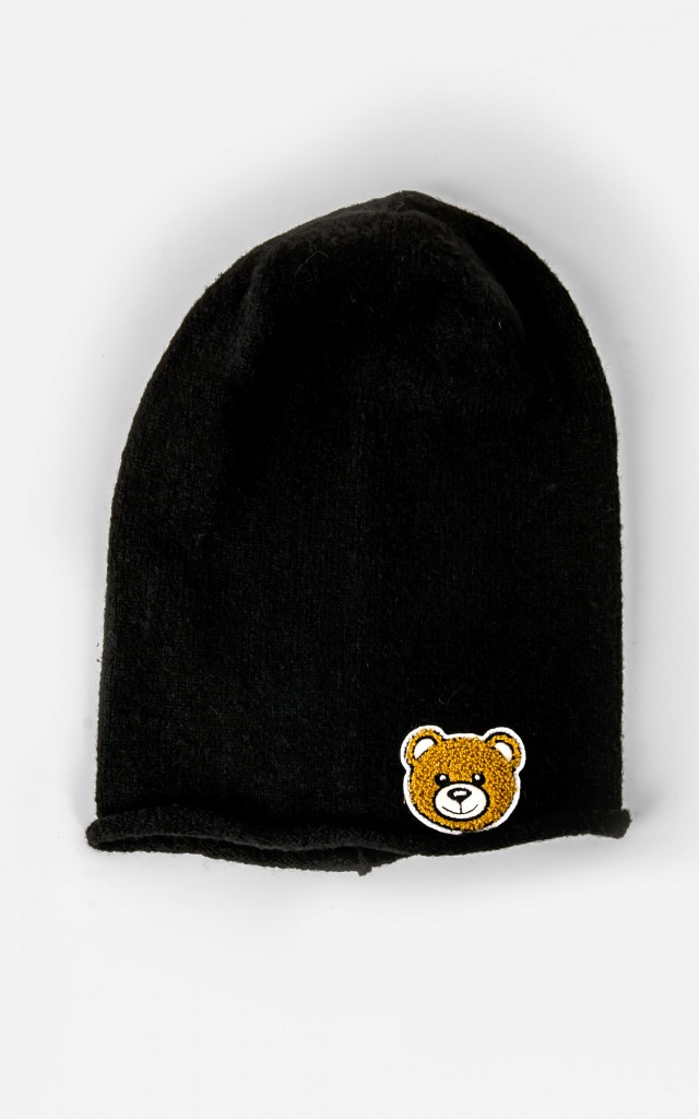 Czapka Moschino Bear Czarna